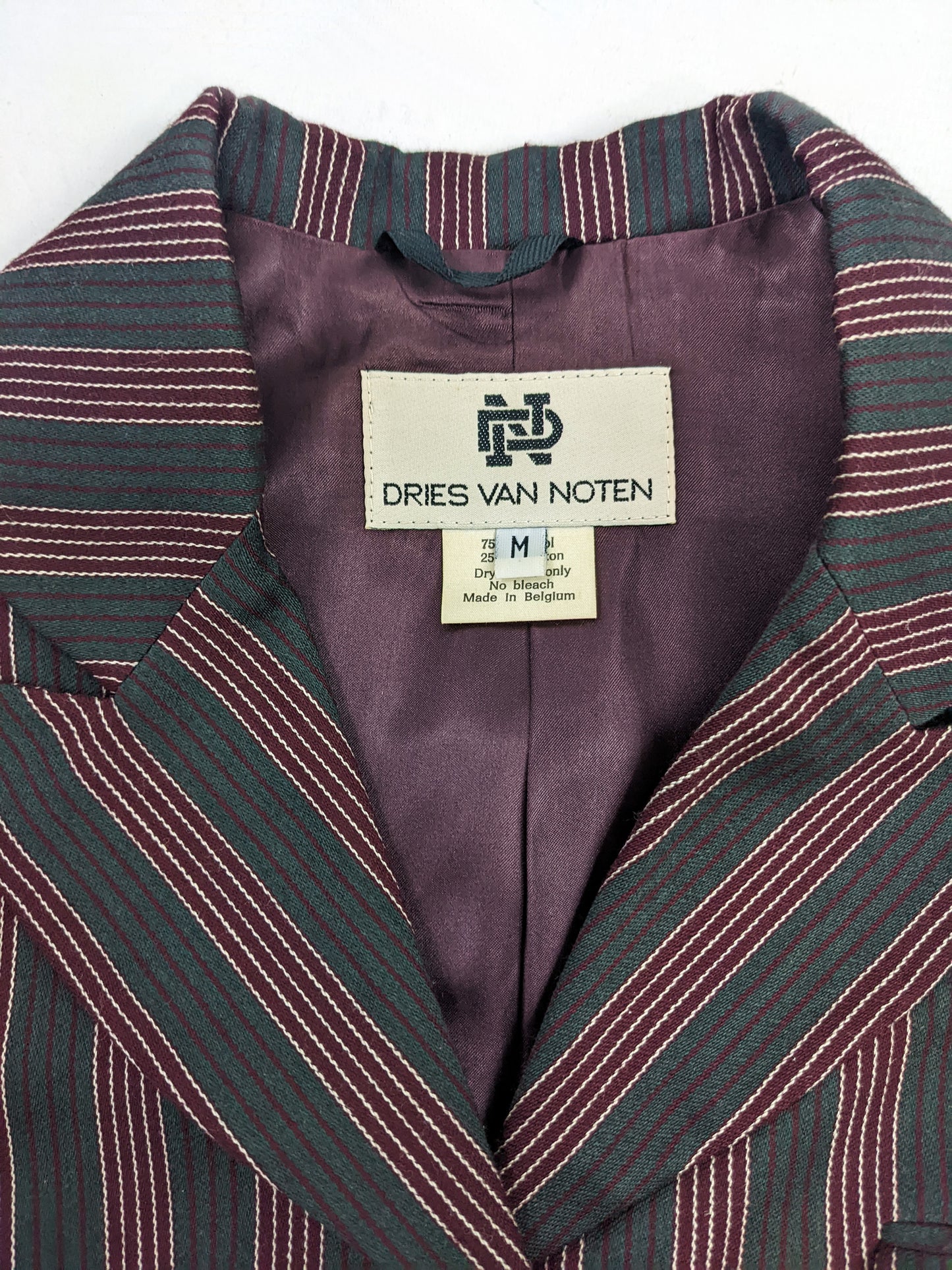 Dries van Noten Vintage Shoulder Pads Hourglass Jacket, 1990s