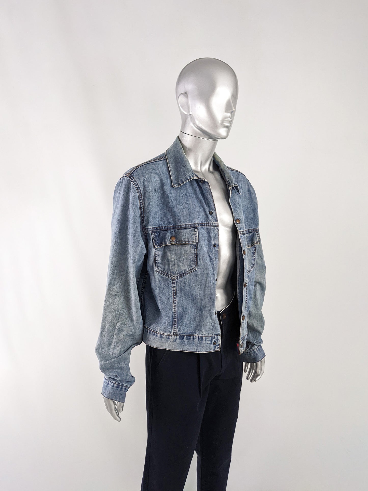 Dolce & Gabbana D&G Vintage Mens Denim Jacket, 1990s