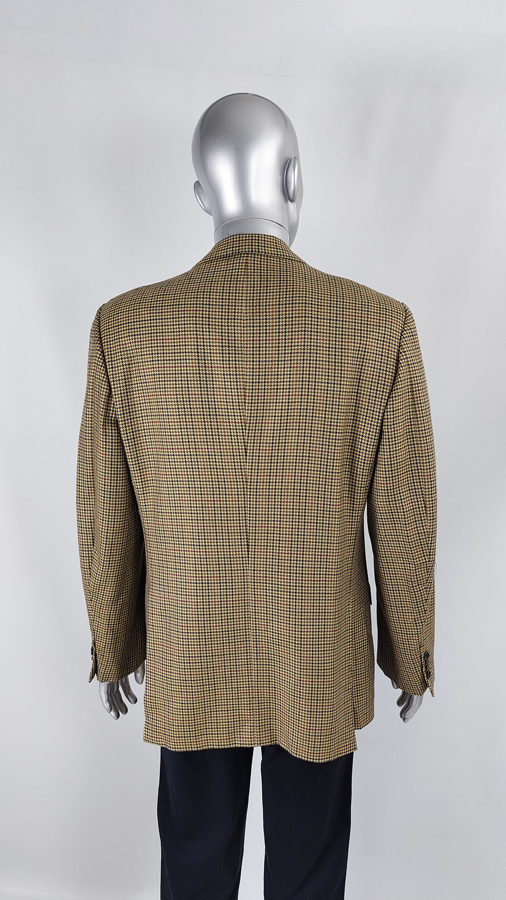 Aquascutum Vintage Wool & Cashmere Mens Blazer, 1990s