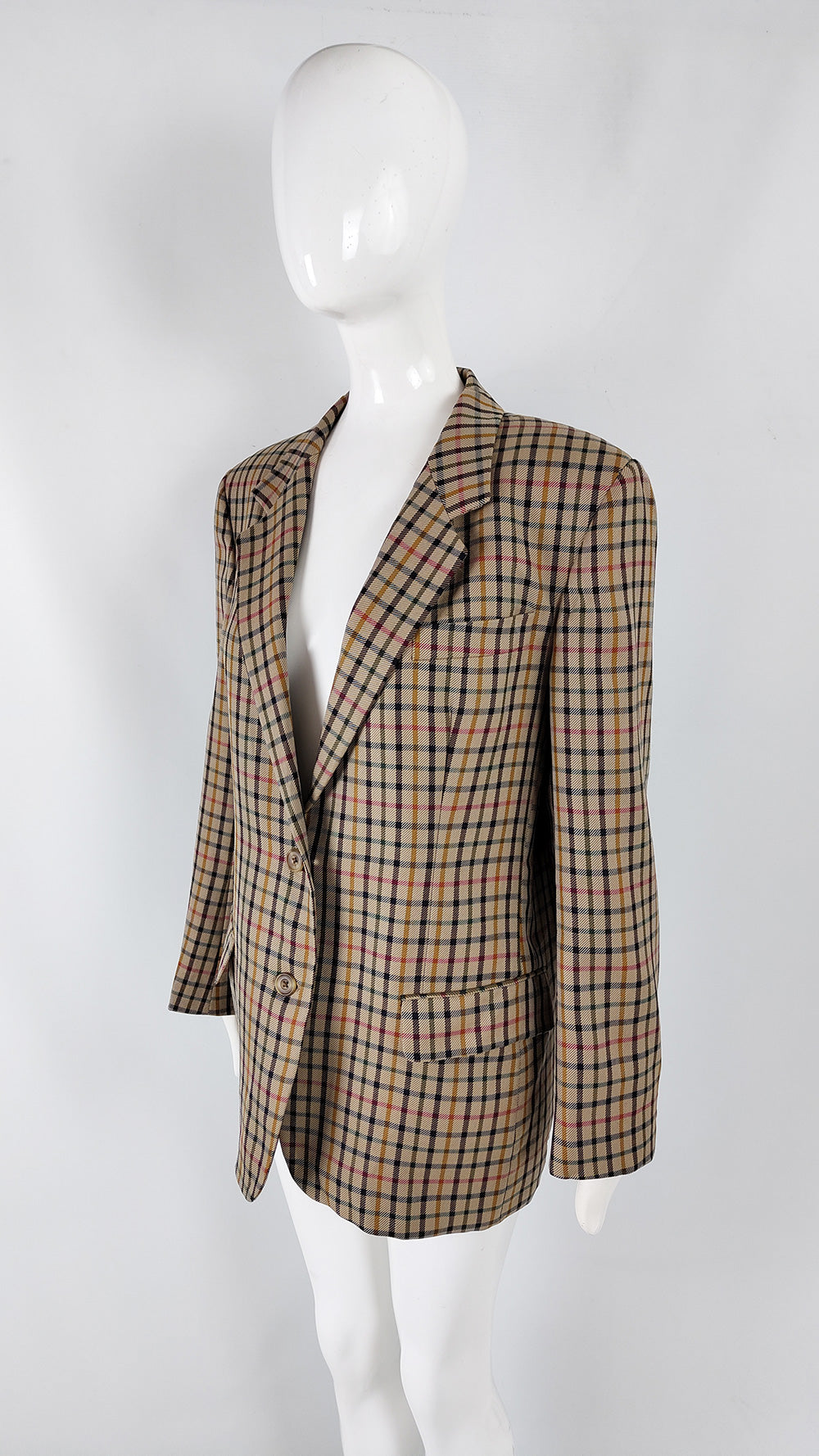 Daks of London Vintage Pure New Wool Womens Blazer, 1980s