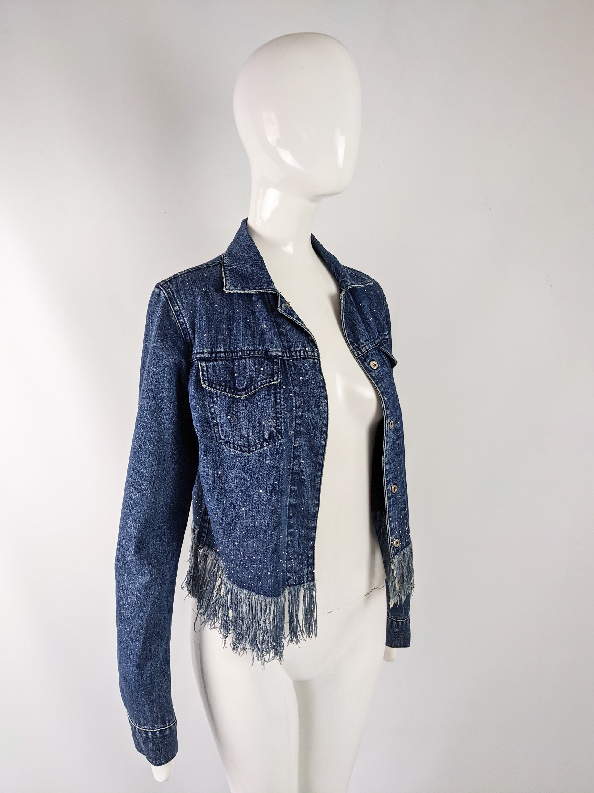Fendi denim on sale jacket womens