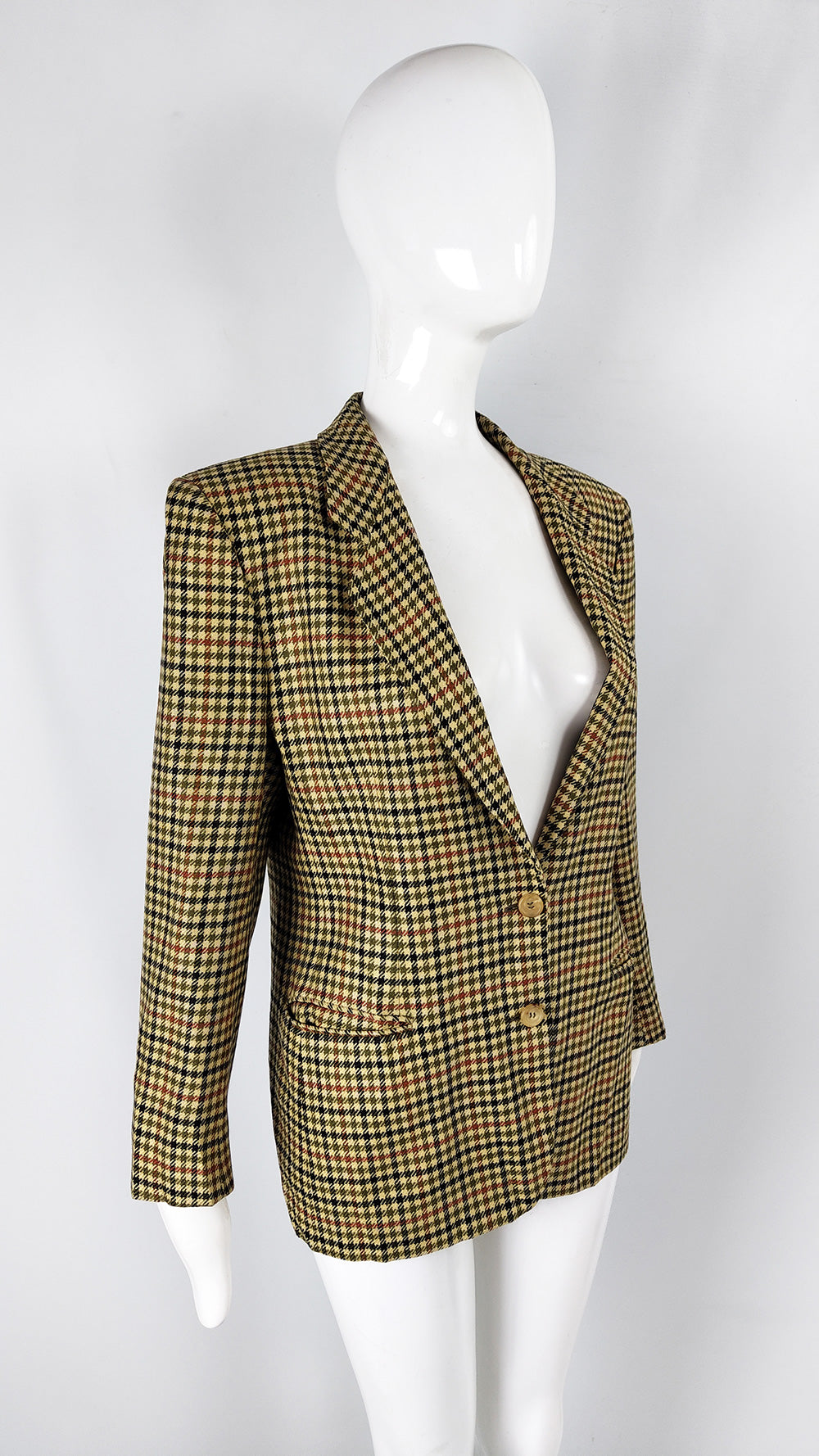 Antonio Fusco Vintage Pure Cashmere Italian Womens Blazer, 1980s