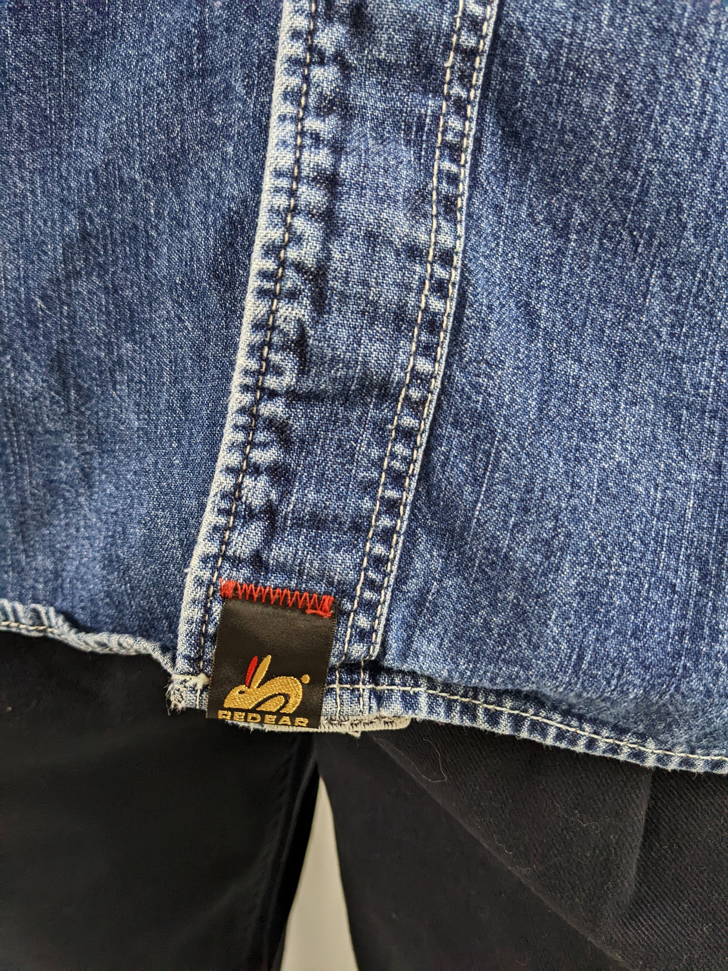 Red Ear by Paul Smith Vintage Mens Denim Shirt, 1990s