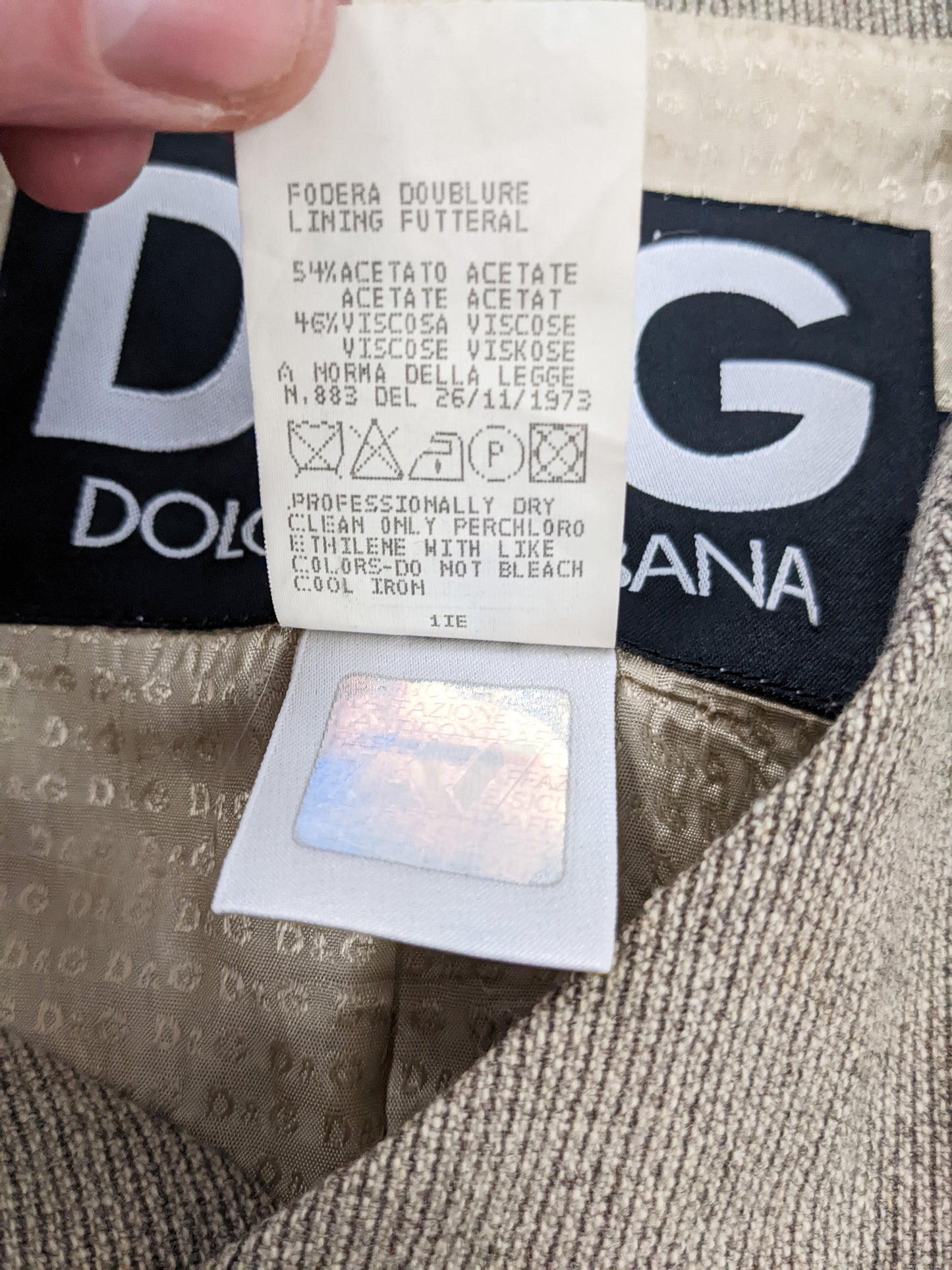 Dolce & Gabbana Mens Vintage 2 in 1 Knit Jacket, 1990s