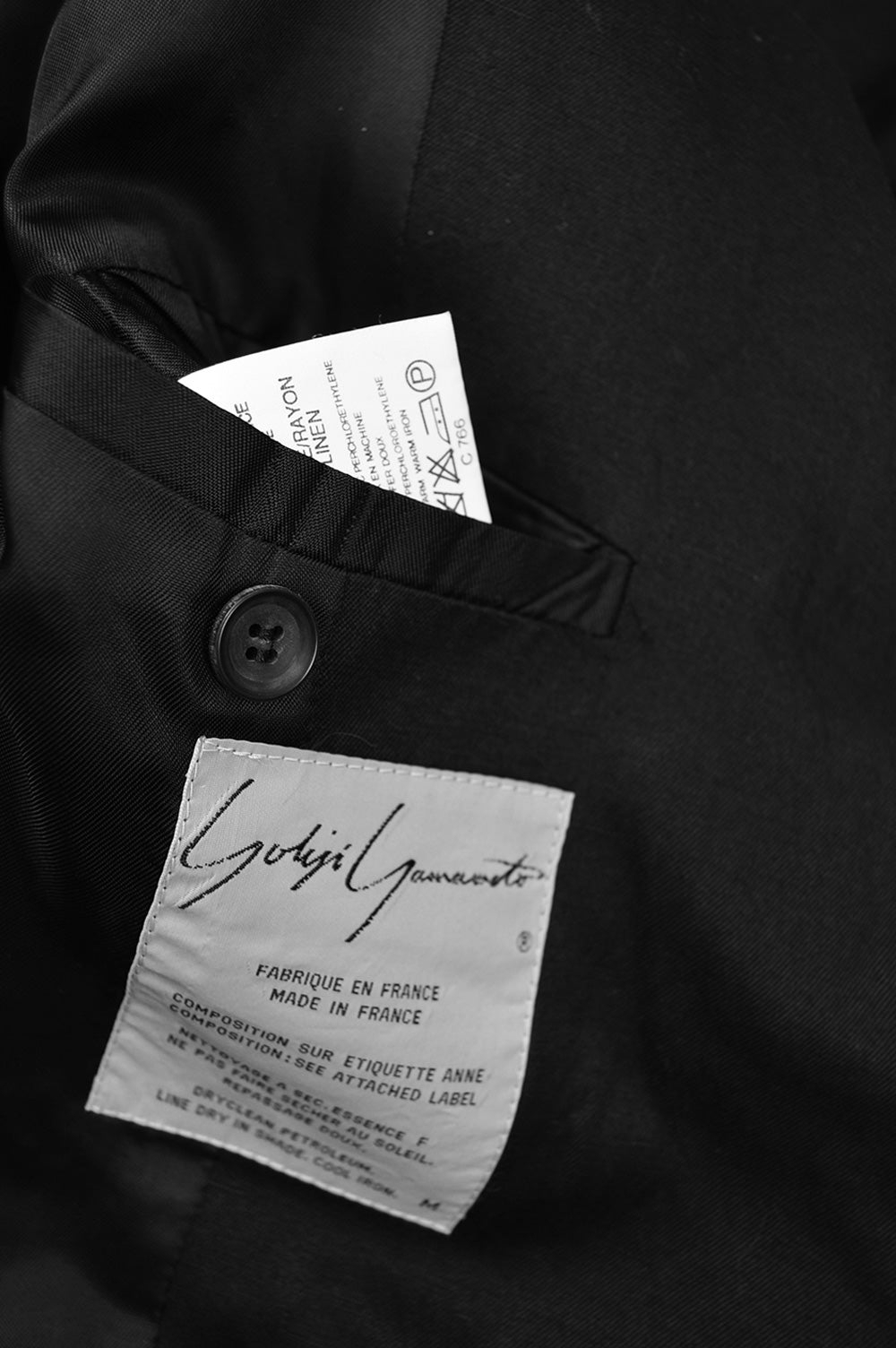 Preowned Black Vintage Cropped Jacket, 1980s