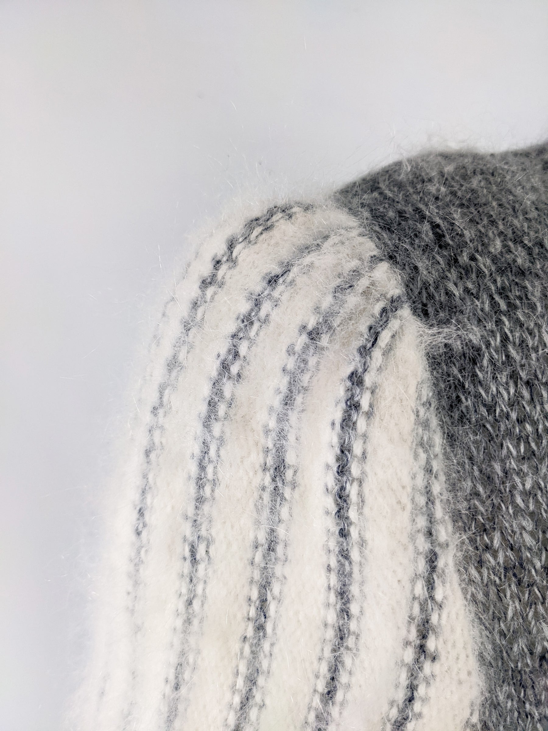 Carven Vintage Wool & Mohair Knit Dress, 1970s