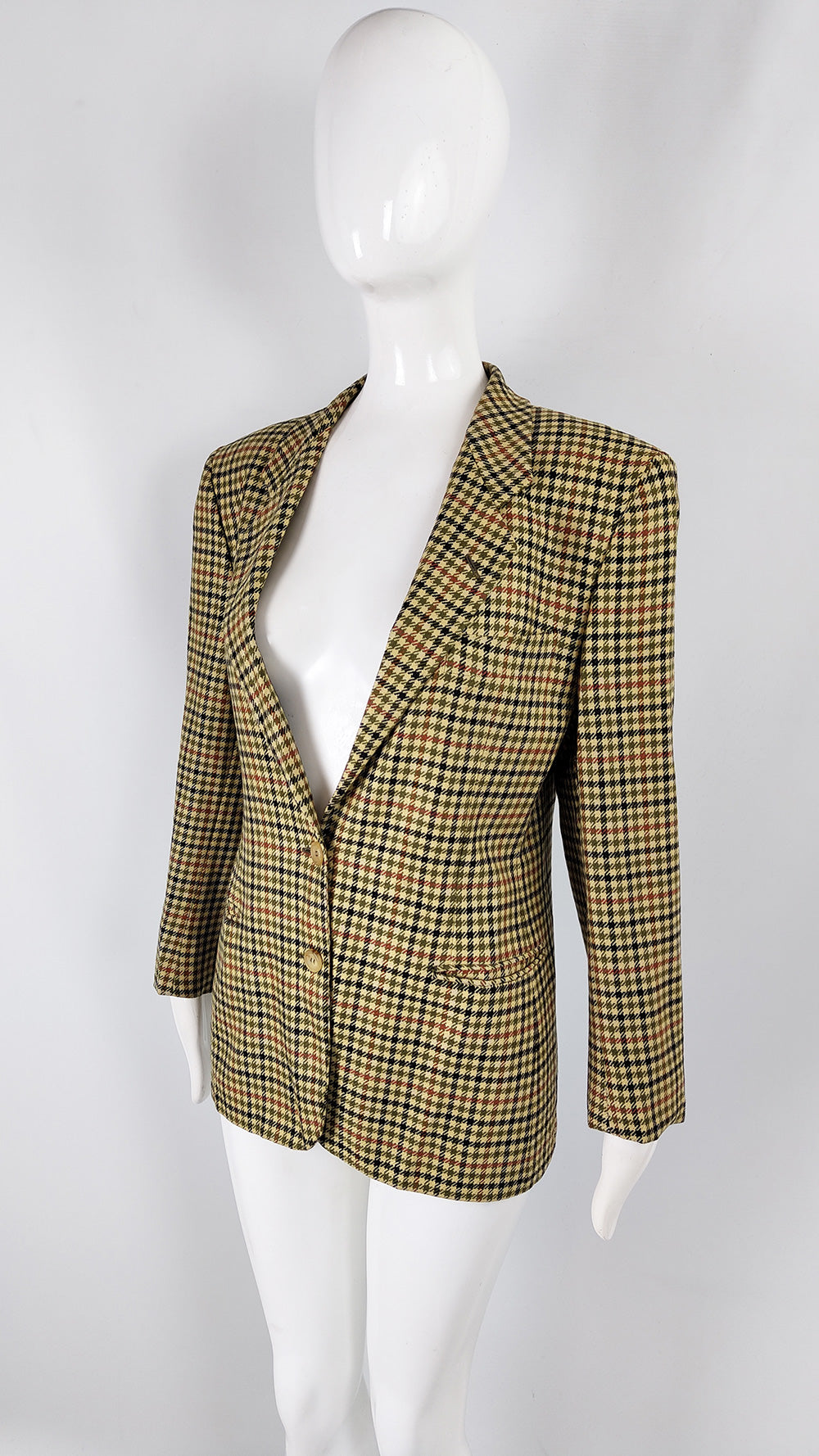 Antonio Fusco Vintage Pure Cashmere Italian Womens Blazer, 1980s