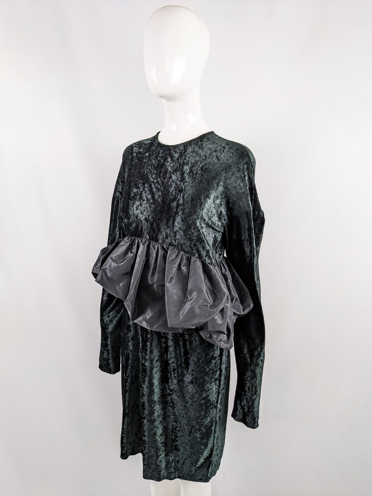 Callaghan by  Romeo Gigli Vintage Velvet & Taffeta Evening Dress