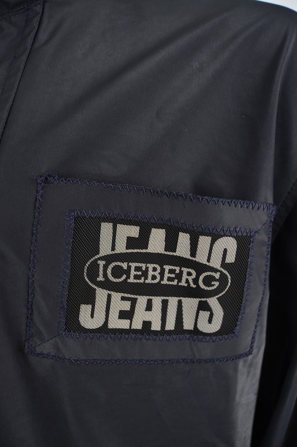 Iceberg Jeans Men's Vintage Techwear Hook & Eye Raincoat, 1990s – Zeus ...