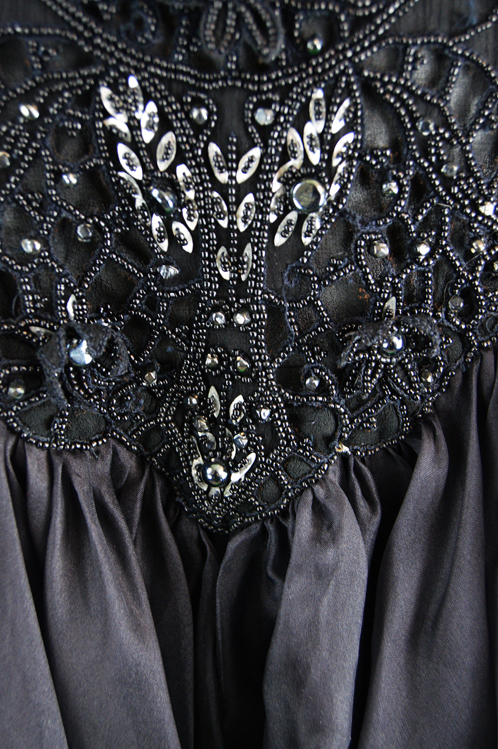 Vintage Haute Couture Beaded Party Dress, 1980s
