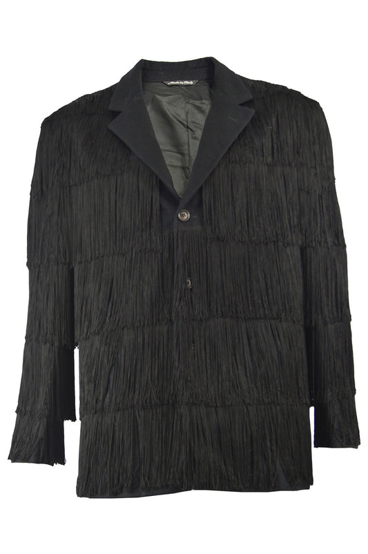 Men's Vintage Fringed Blazer Jacket, 1990s