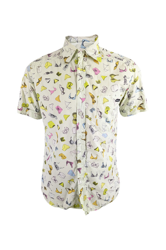 Dolce & Gabbana Vintage D&G Mens Novelty Print Shirt, 1990s