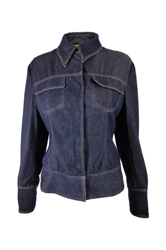 Dolce & Gabbana Vintage Womens Blue Denim Jacket, 1990s