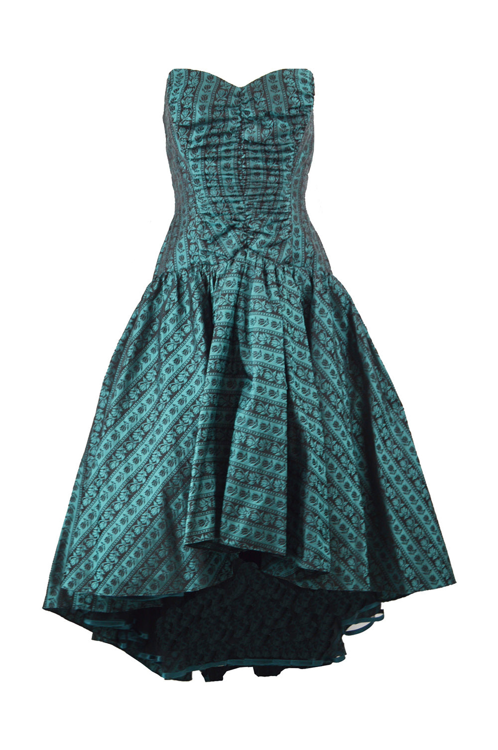 Vintage Women's Jacquard Evening Dress, 1980s