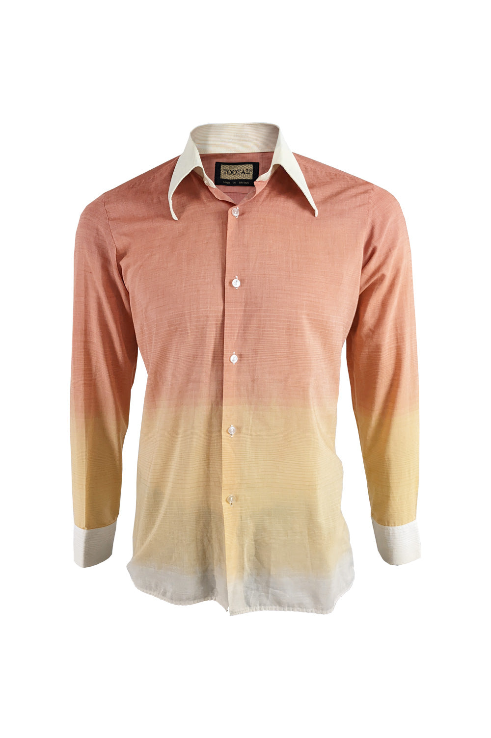 Tootal Vintage Mens Long Sleeve Shirt, 1970s